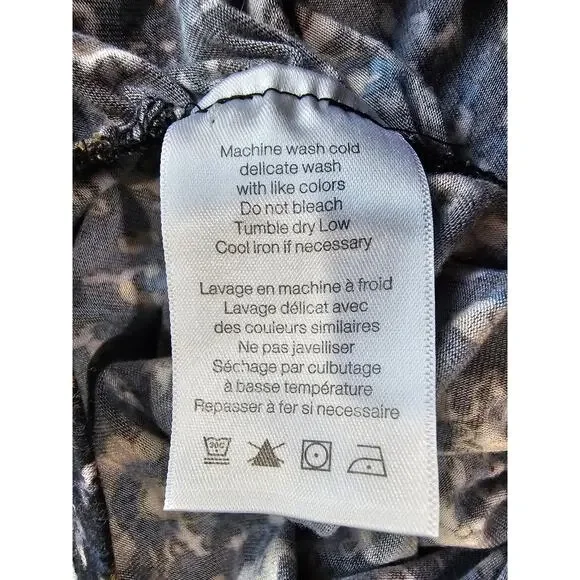 Veronica Beard Greta Dress, Ruched Bottom, Sexy, Black -Multi Color Sz L - Picture 15 of 15